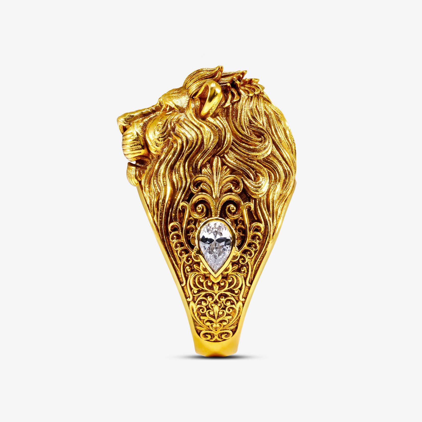 Lion Radiance Gold Ring alternate view 1