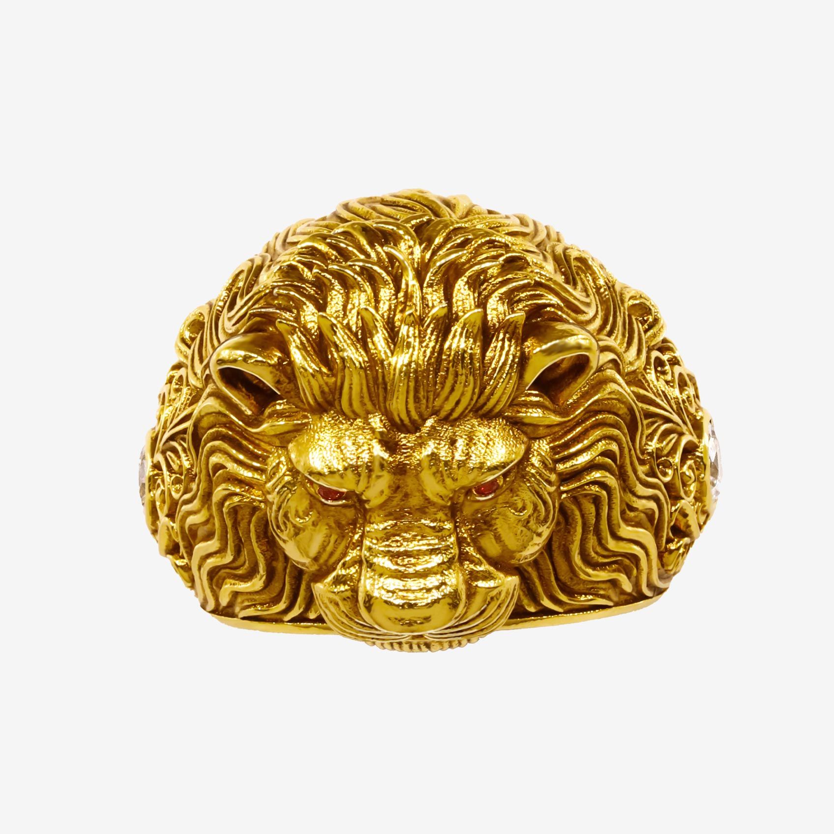 Lion Radiance Gold Ring image