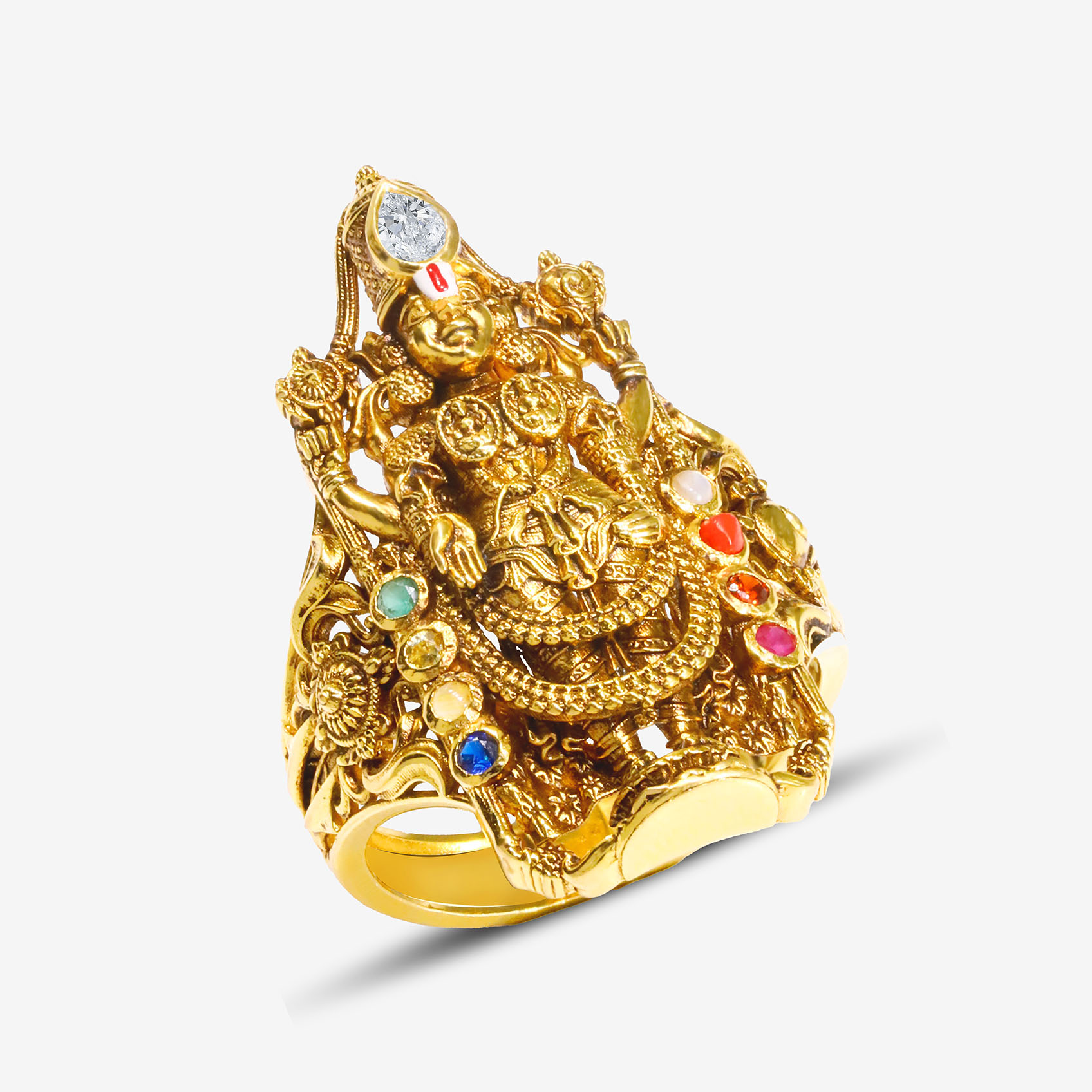 Lord Balaji Iconic Gold Ring