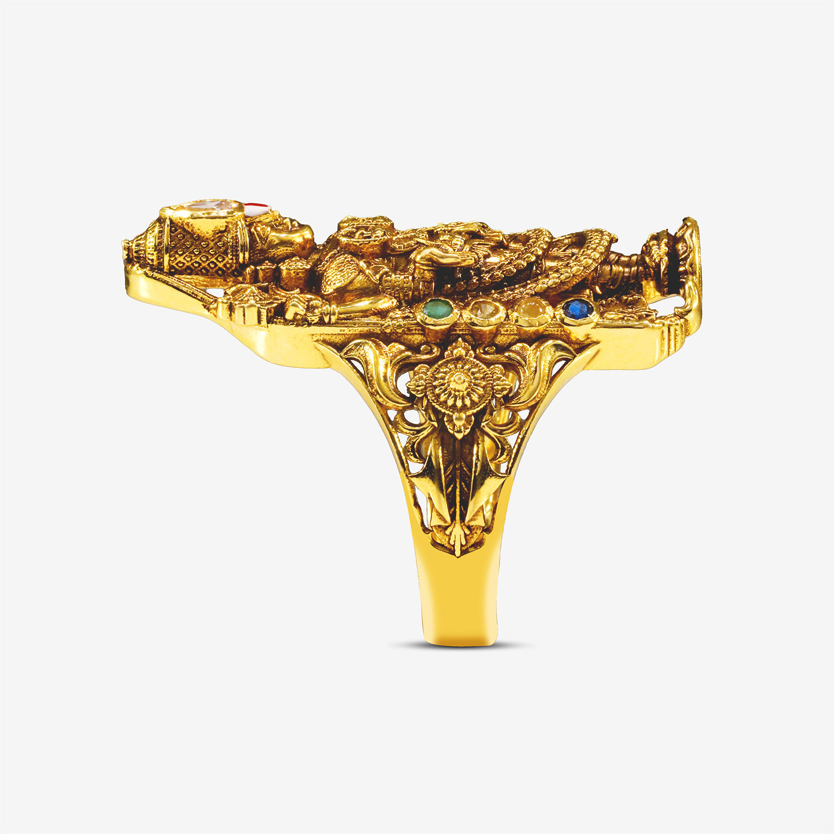 Lord Balaji Iconic Gold Ring alternate view 1
