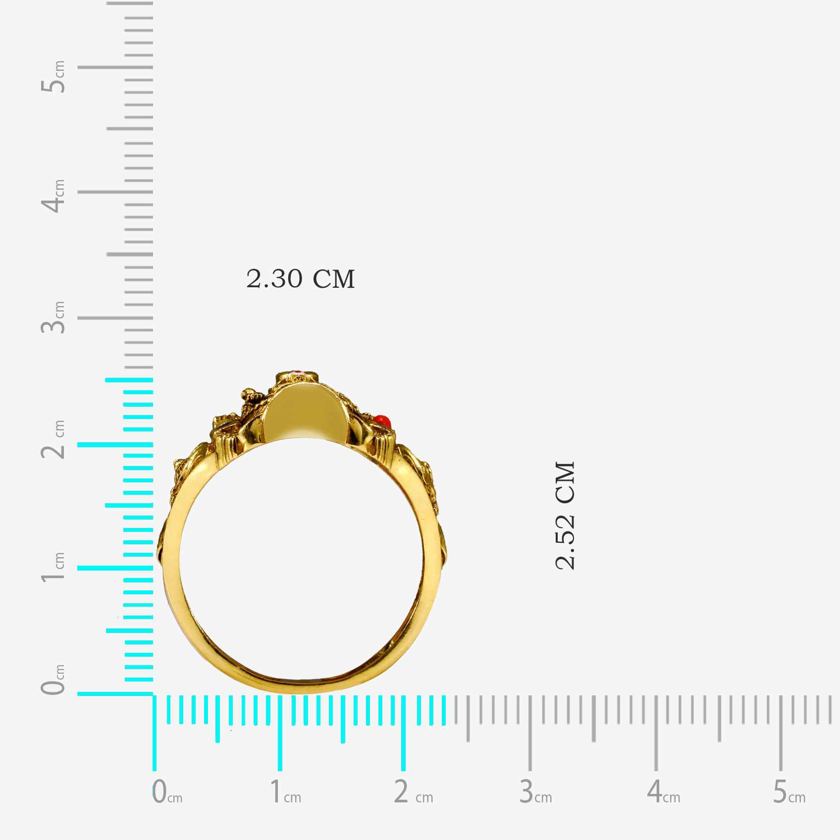 Lord Balaji Iconic Gold Ring alternate view 3