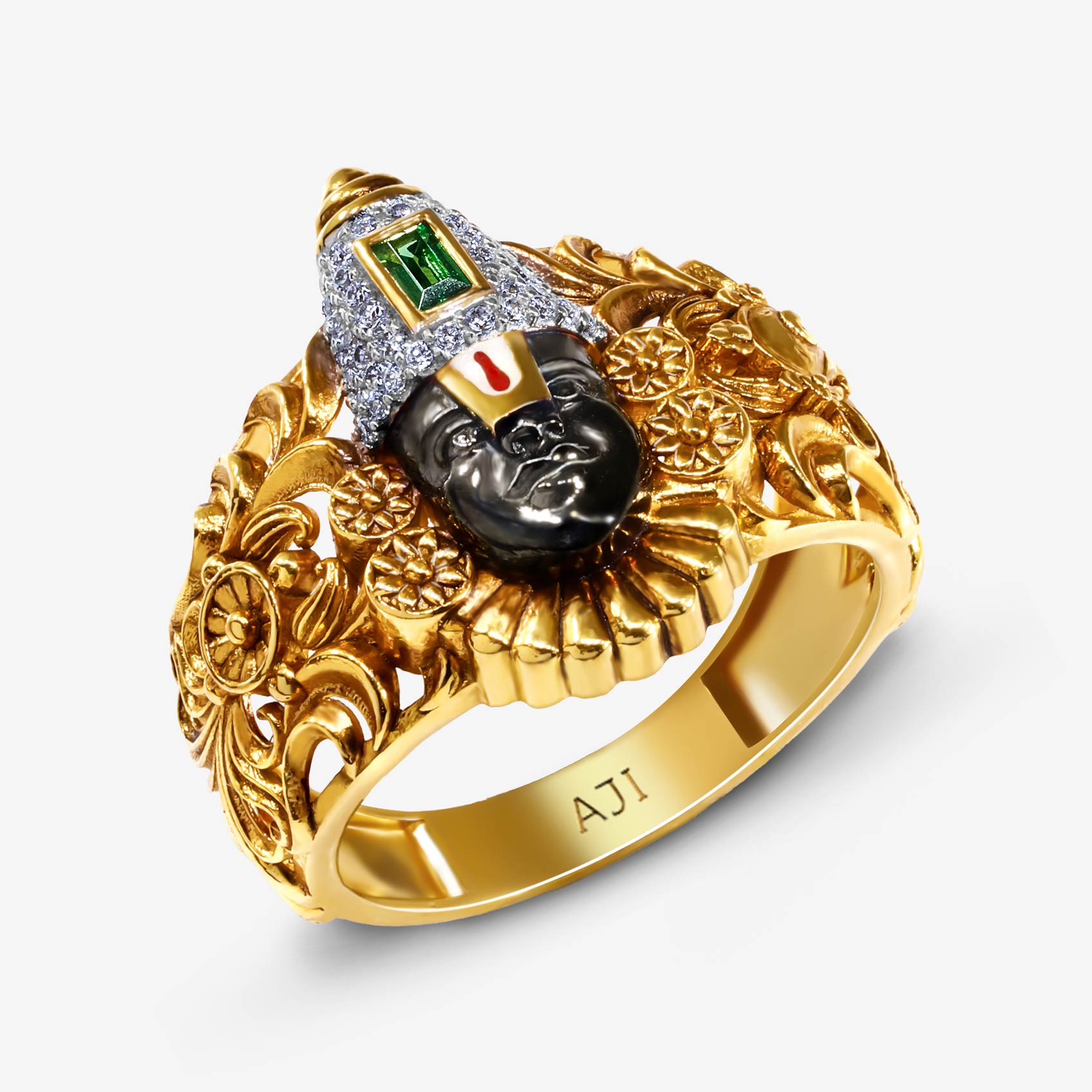 Balaji Luminous Gold Ring