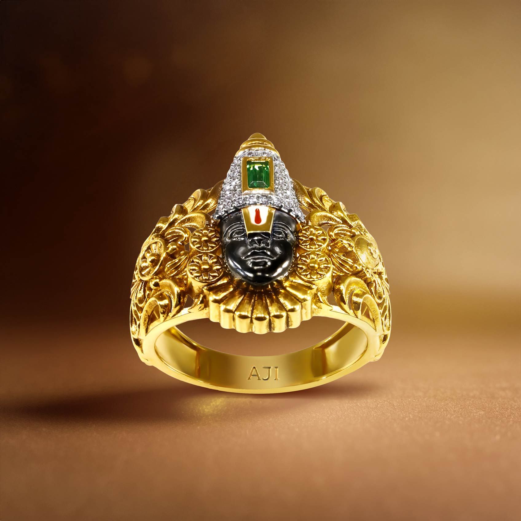 Balaji Luminous Gold Ring image