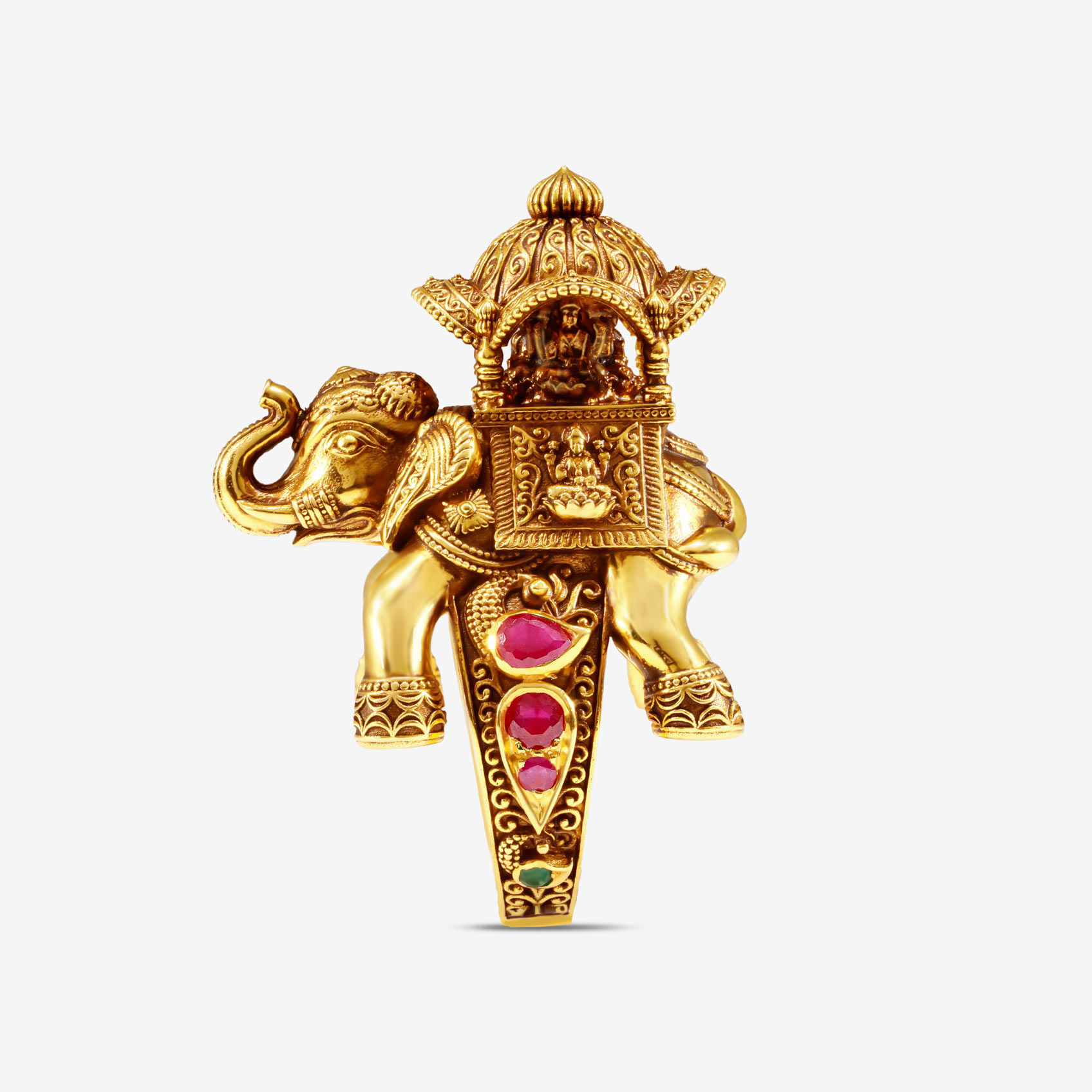 Lakshmi Heritage Ratha Gold Mens Ring alternate view 1