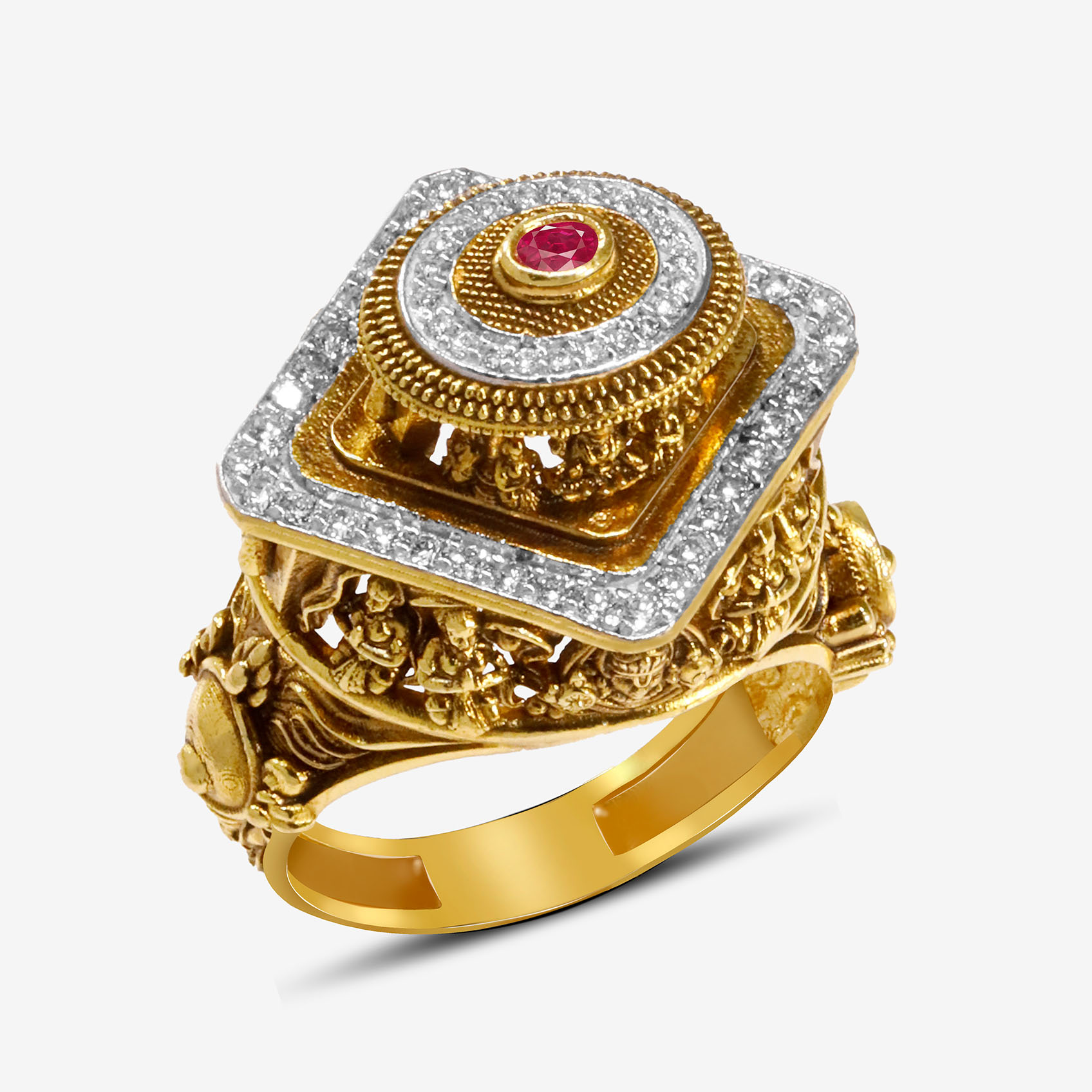 Balaji Opulence Gold Ring