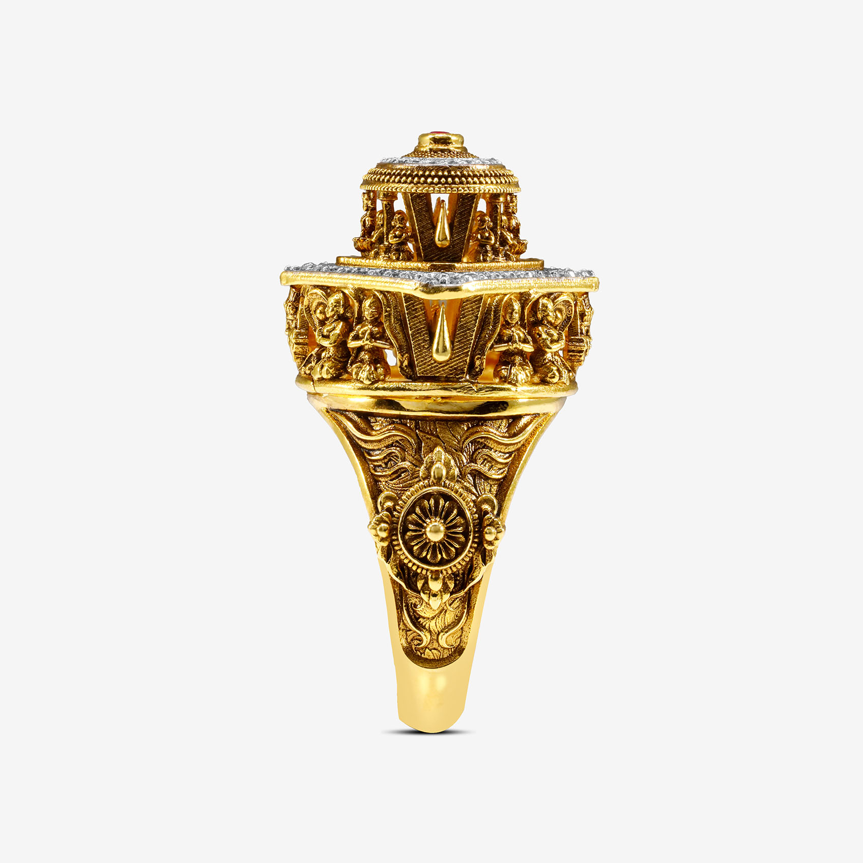 Balaji Opulence Gold Ring alternate view 1