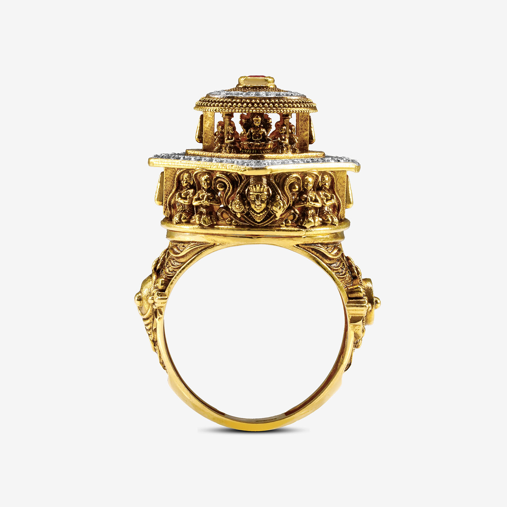 Balaji Opulence Gold Ring alternate view 2
