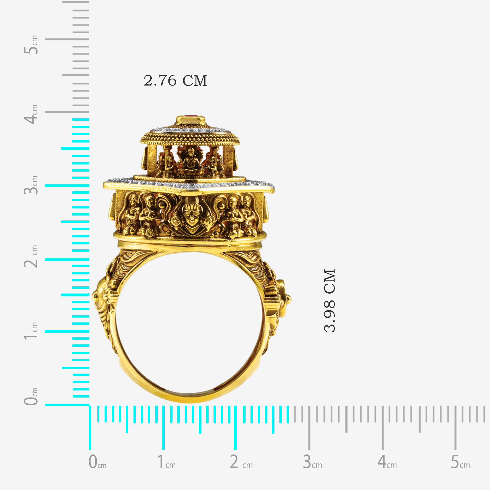 Balaji Opulence Gold Ring alternate view 3