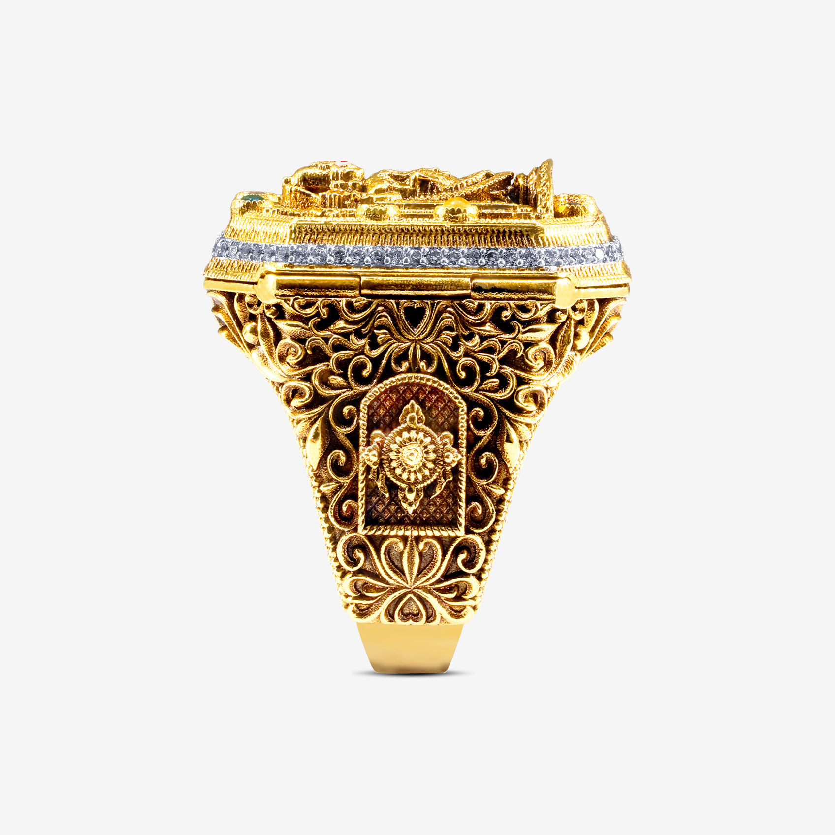 Tirupati Heritage Gold Mens Ring alternate view 1