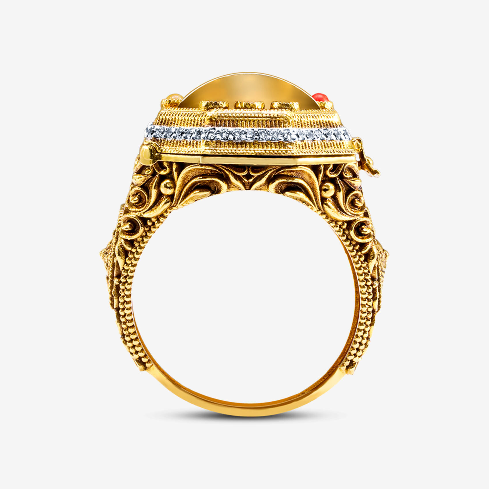 Tirupati Heritage Gold Mens Ring alternate view 2