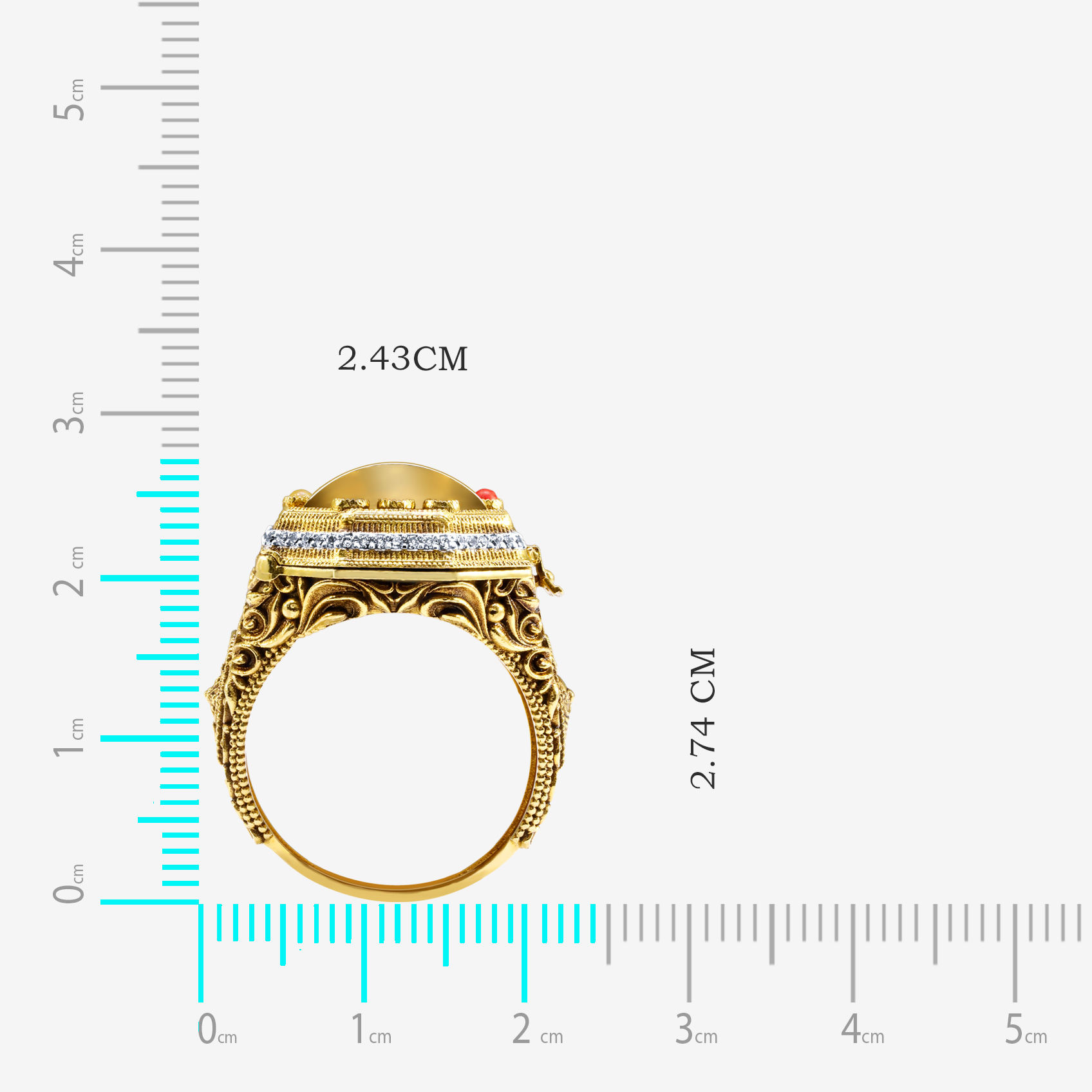 Tirupati Heritage Gold Mens Ring alternate view 3