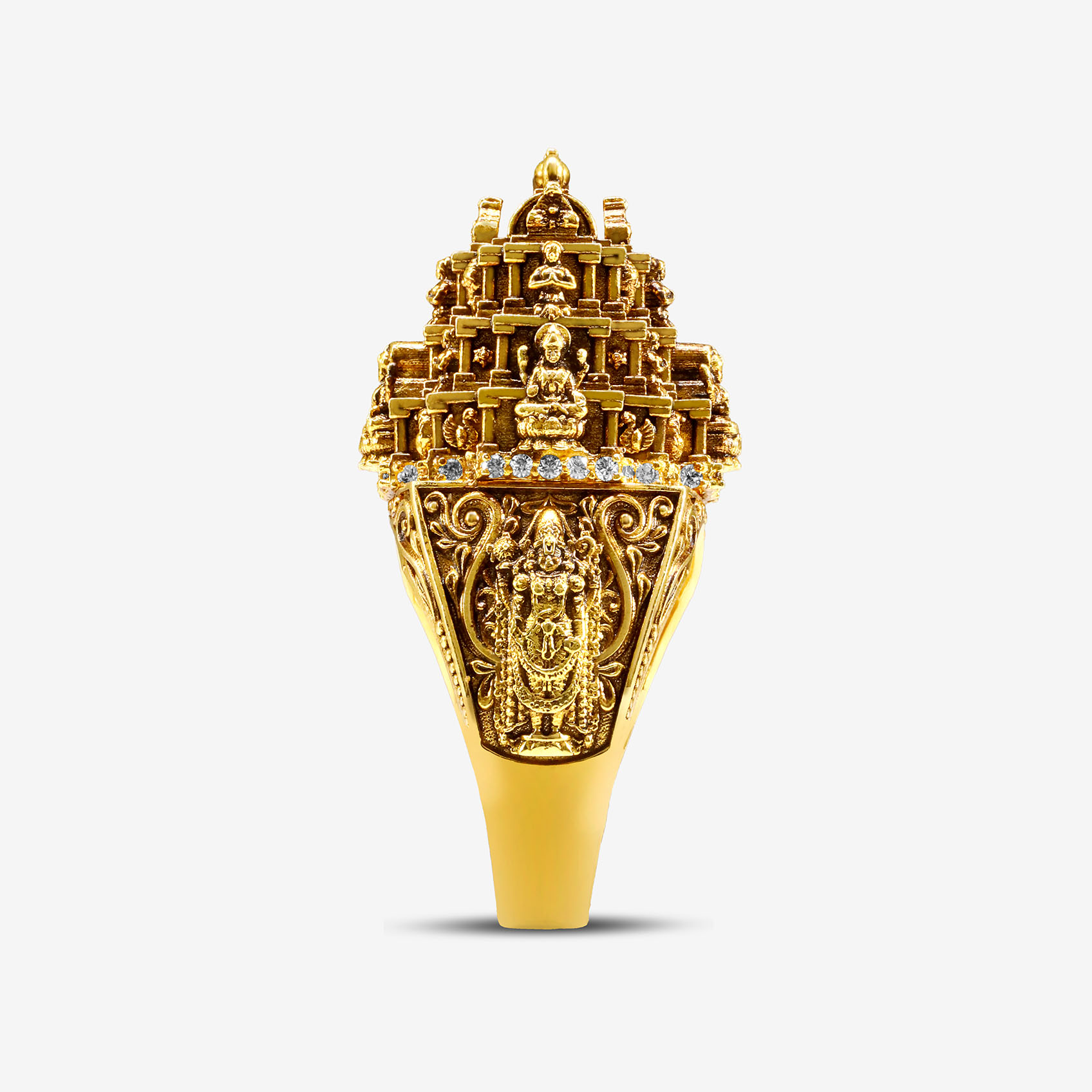 Lakshmi Sancto Gold Ring alternate view 1