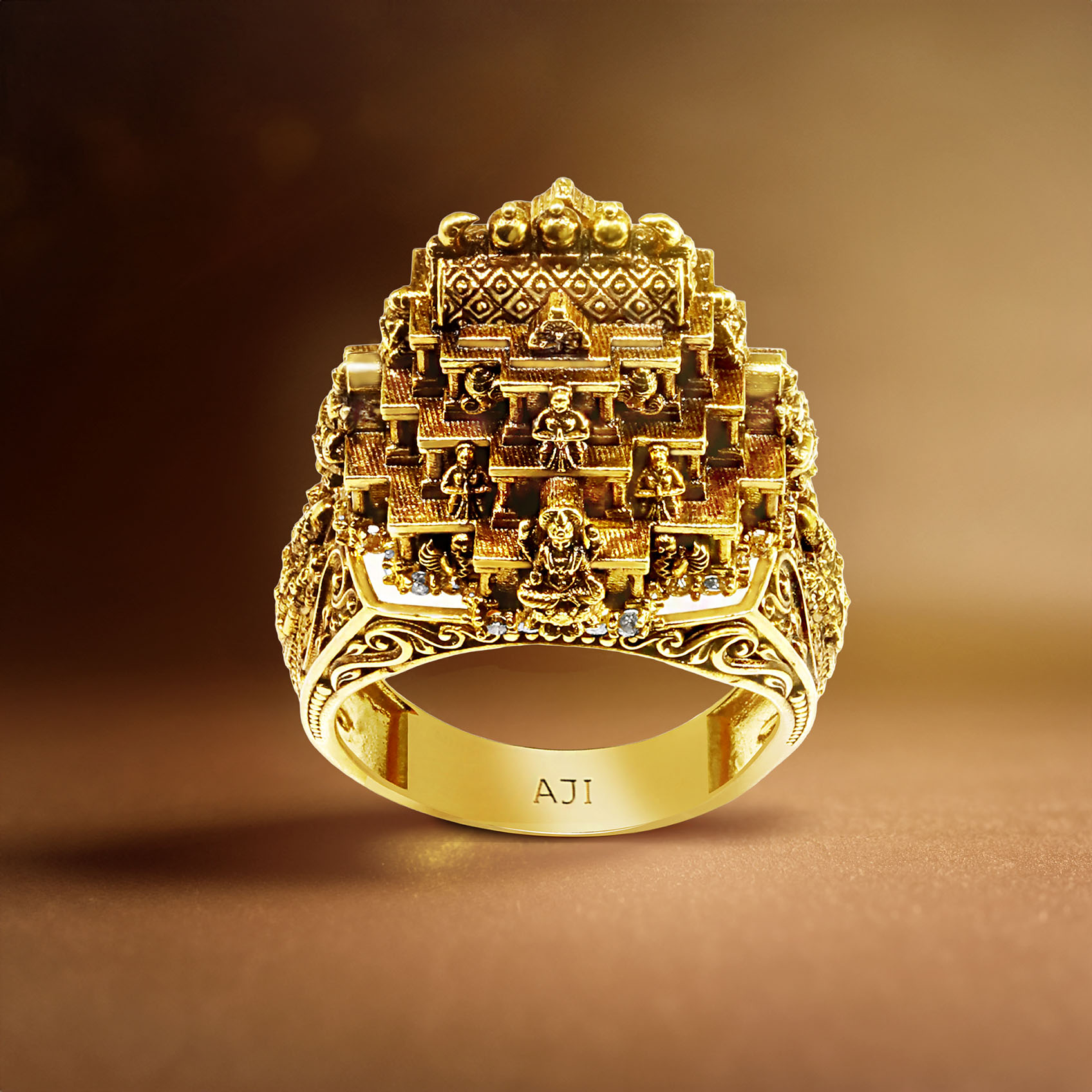 Lakshmi Sancto Gold Ring image