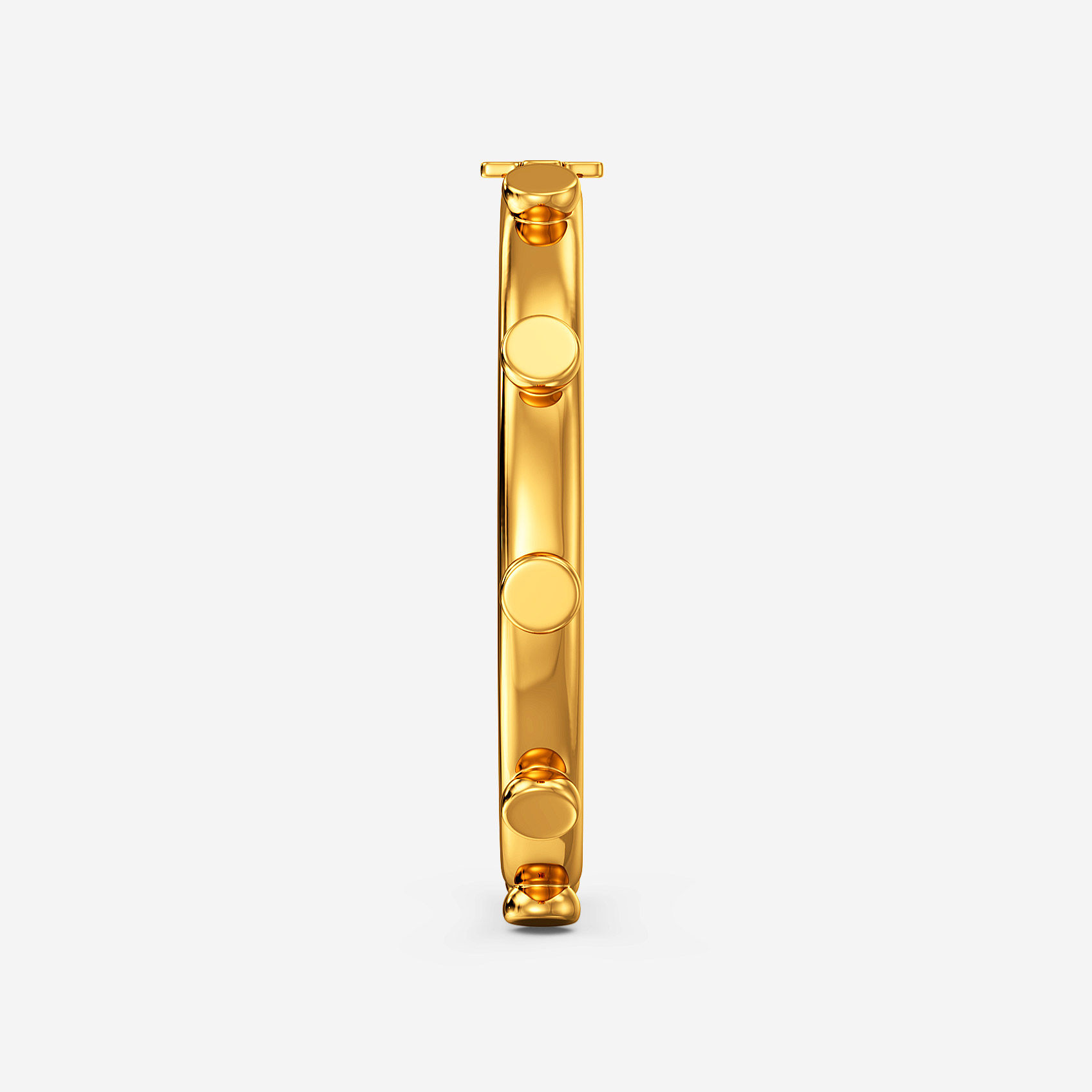Devine Holly Cross Gold Ring alternate view 1