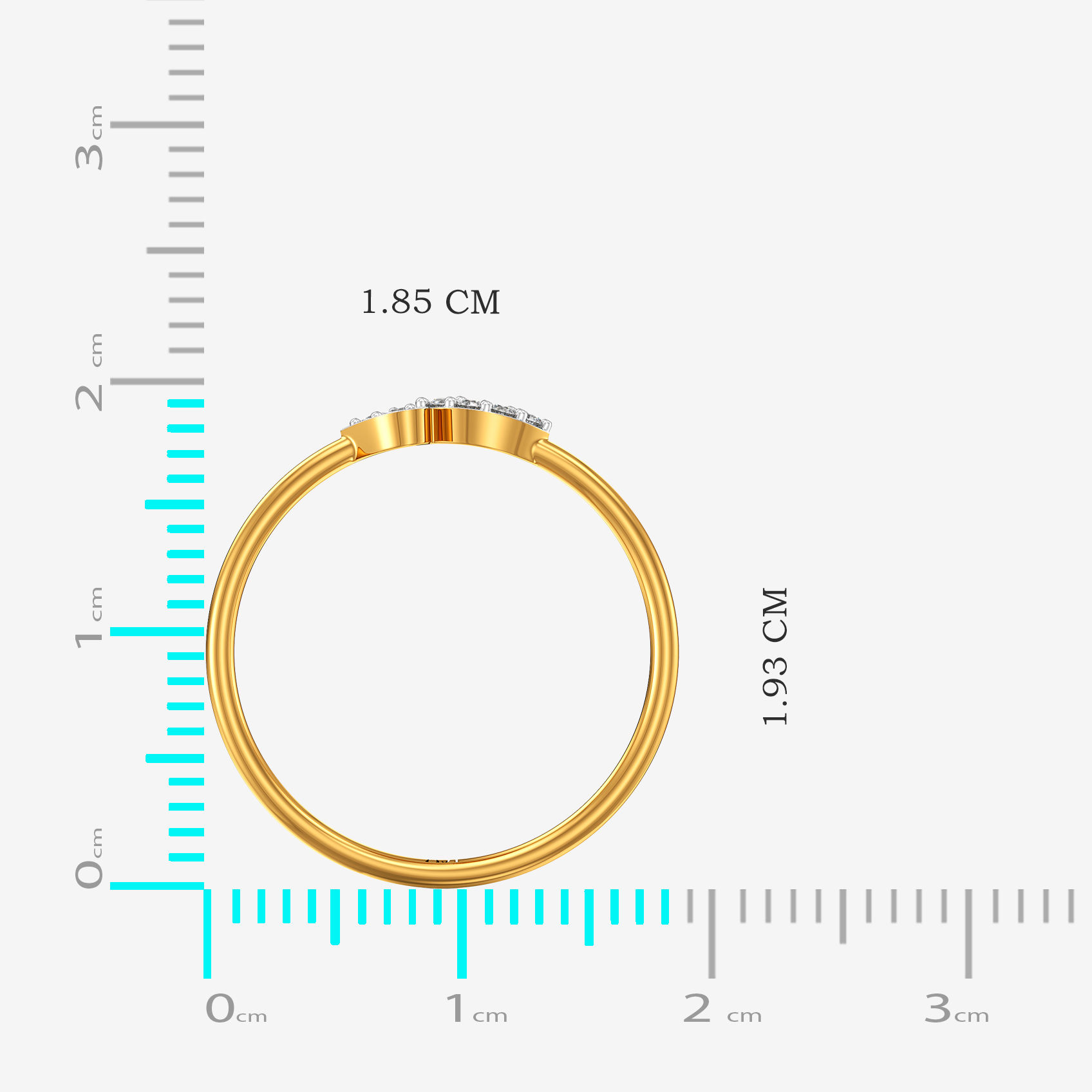 Marquise Bond Gold Ring alternate view 3