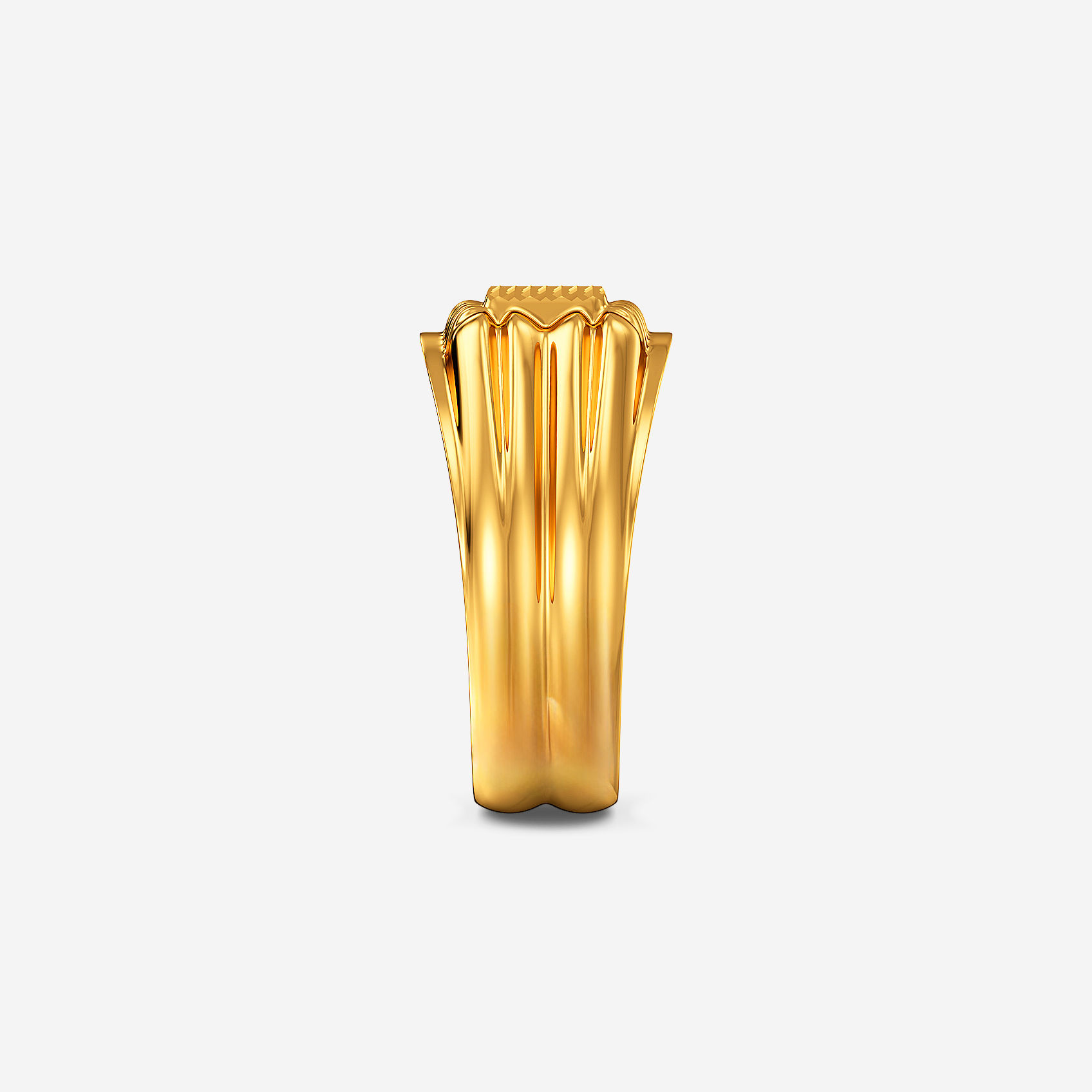 Cross Hatch Gold Kids Ring alternate view 1