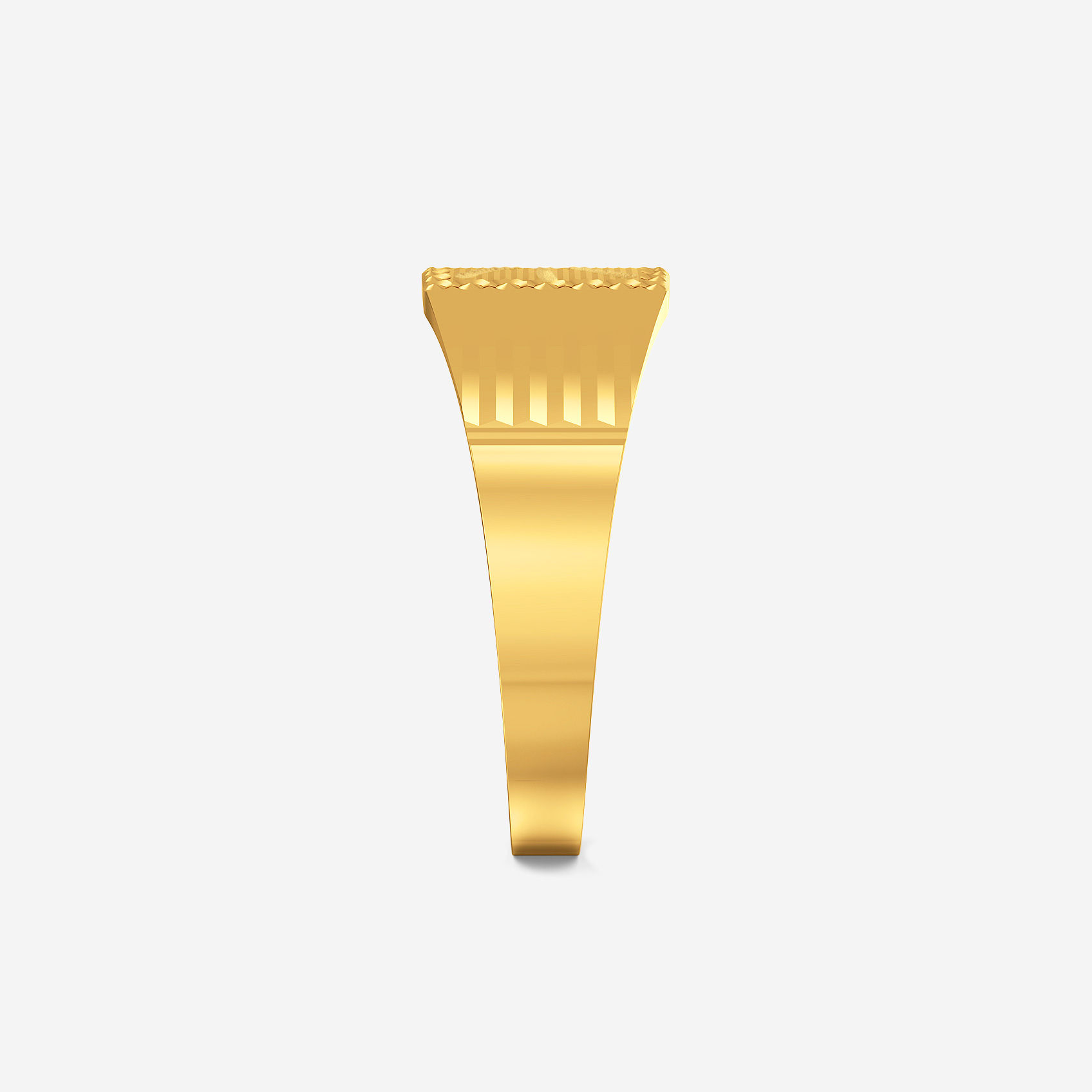Textura Gold Mens Ring alternate view 1
