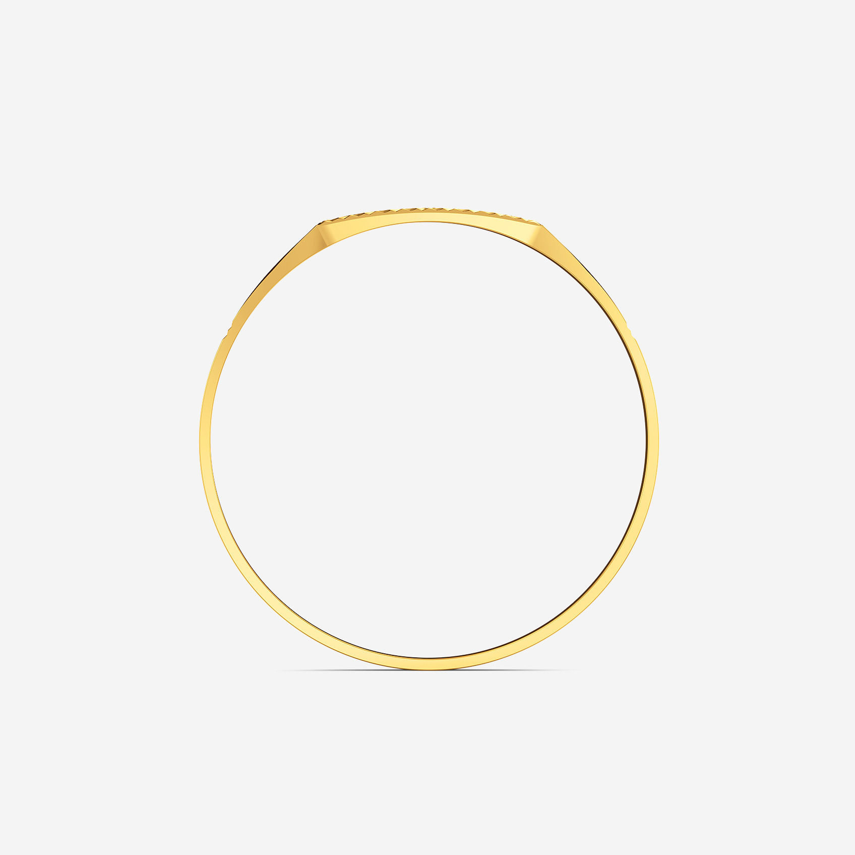 Textura Gold Mens Ring alternate view 2