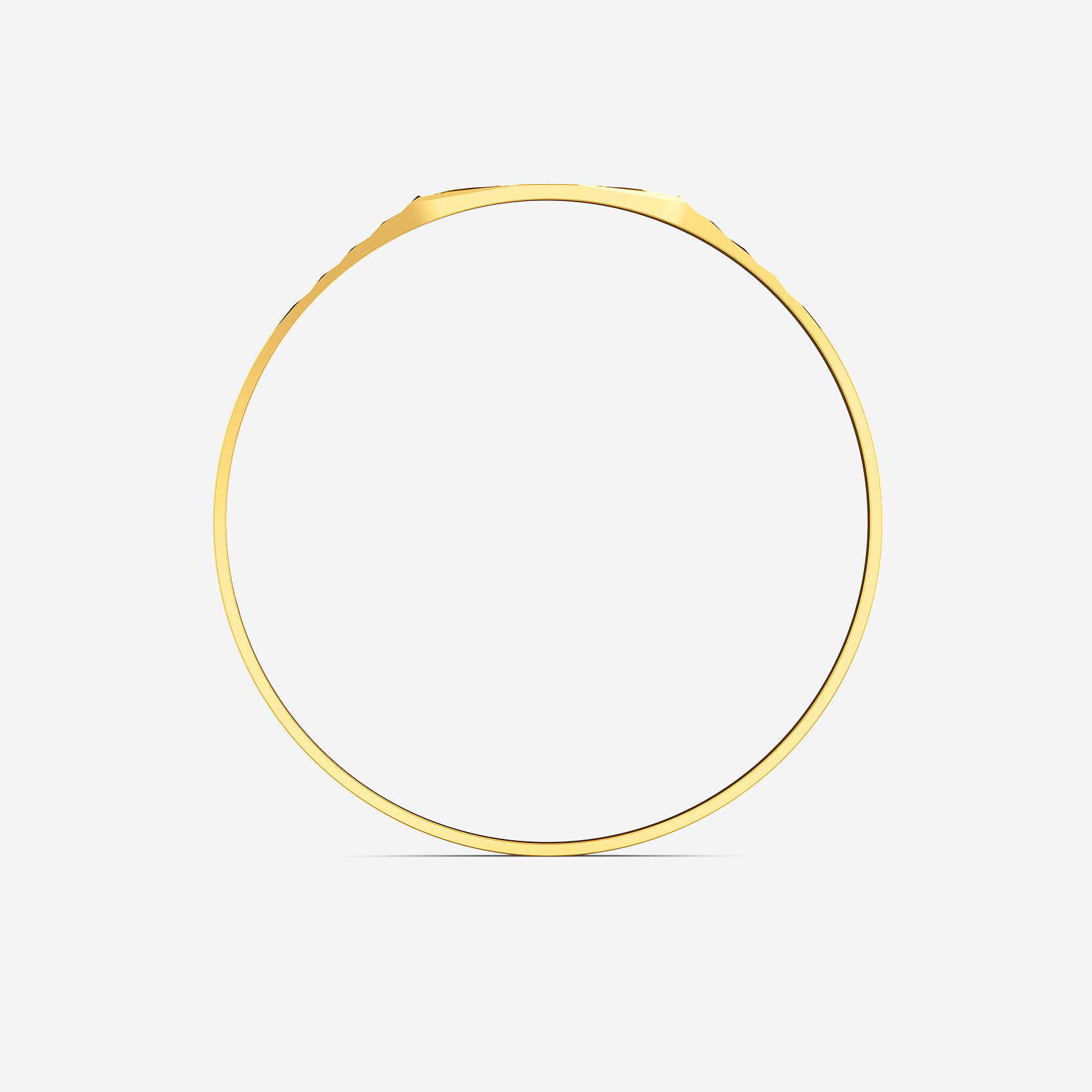 Bloom Grain Gold Mens Ring alternate view 2