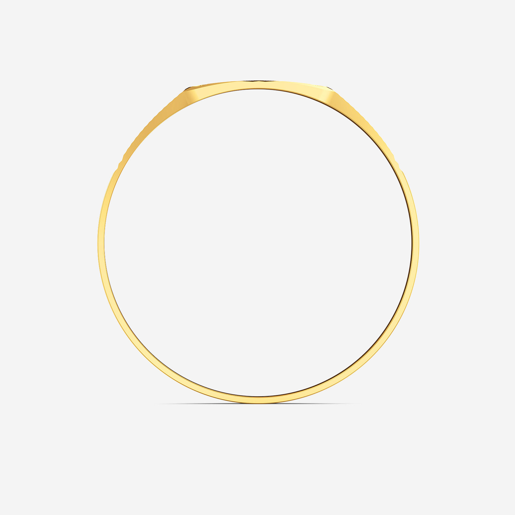 Urban Grid Gold Mens Ring alternate view 2