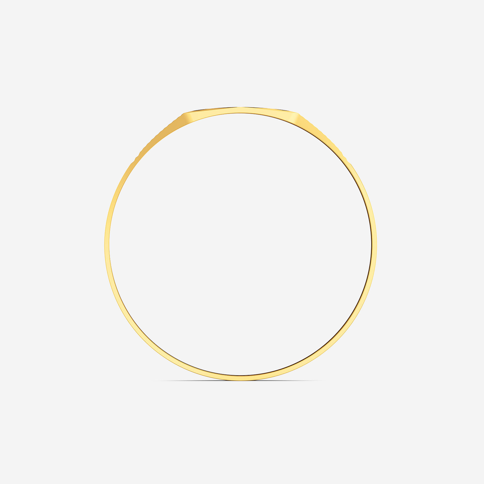 Angular Texture Gold Mens Ring alternate view 2