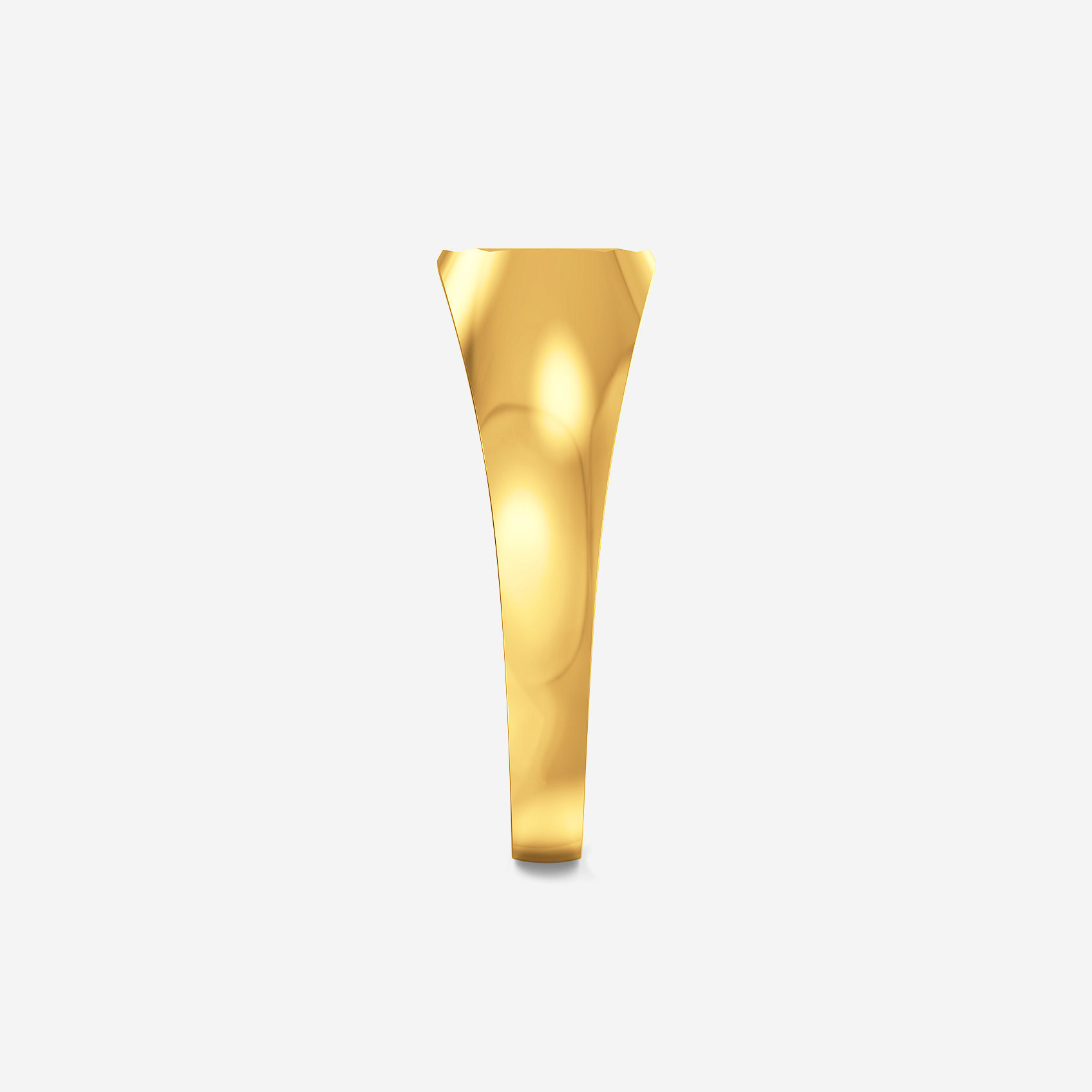 Geo Mark Gold Mens Ring alternate view 1