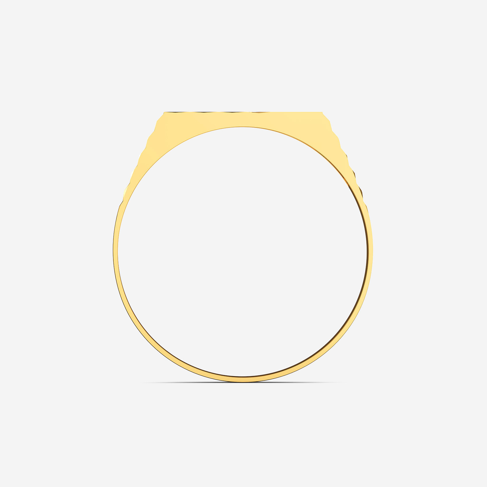 Geo Helix Gold Mens Ring alternate view 2