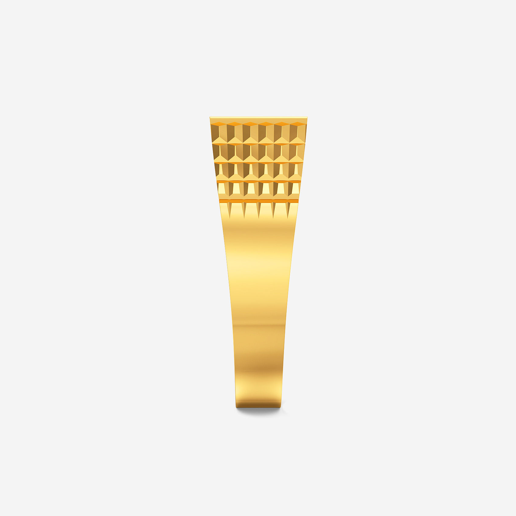 Core Texture Gold Mens Ring alternate view 1
