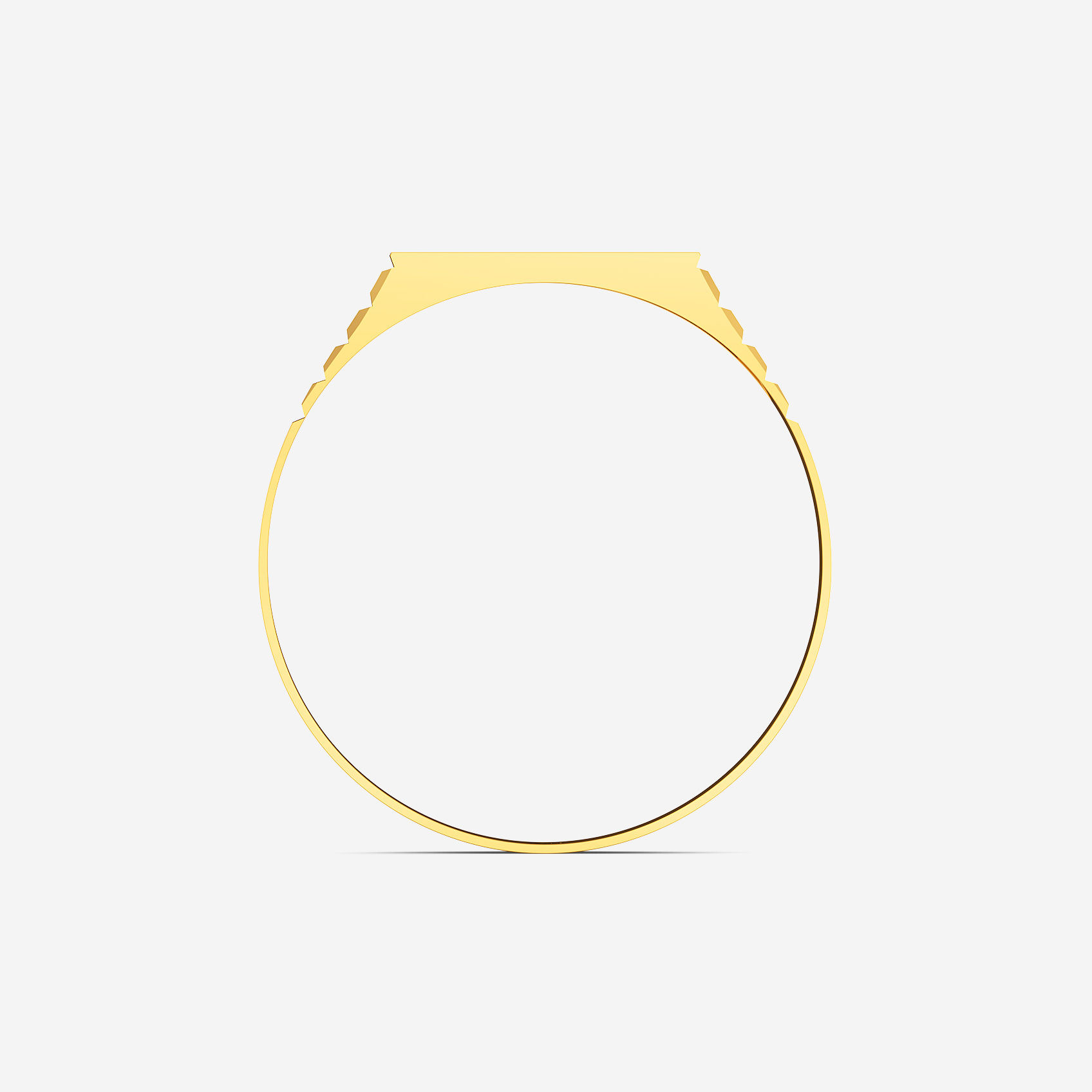 Core Texture Gold Mens Ring alternate view 2