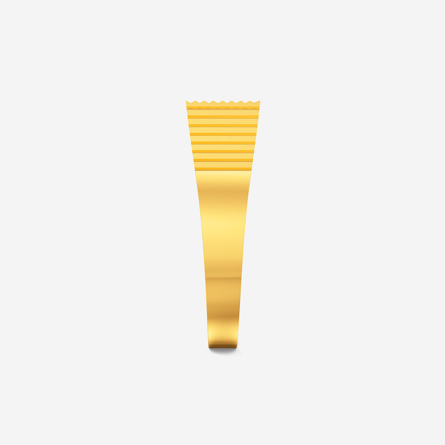 Modern Facet Gold Mens Ring alternate view 1