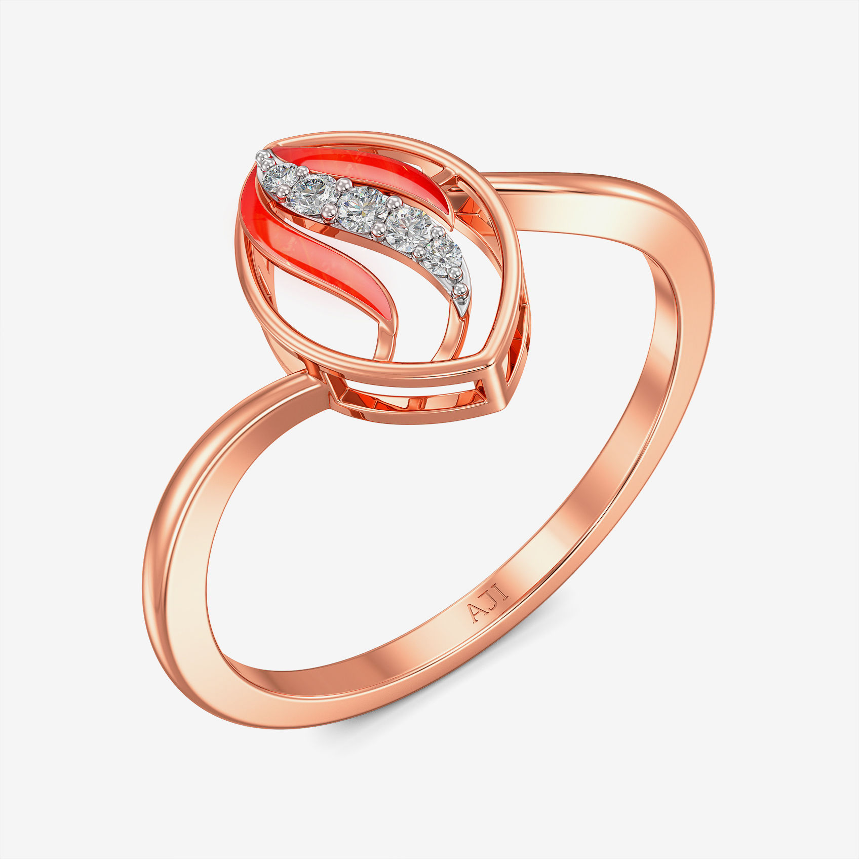 Petal Diamond Ring