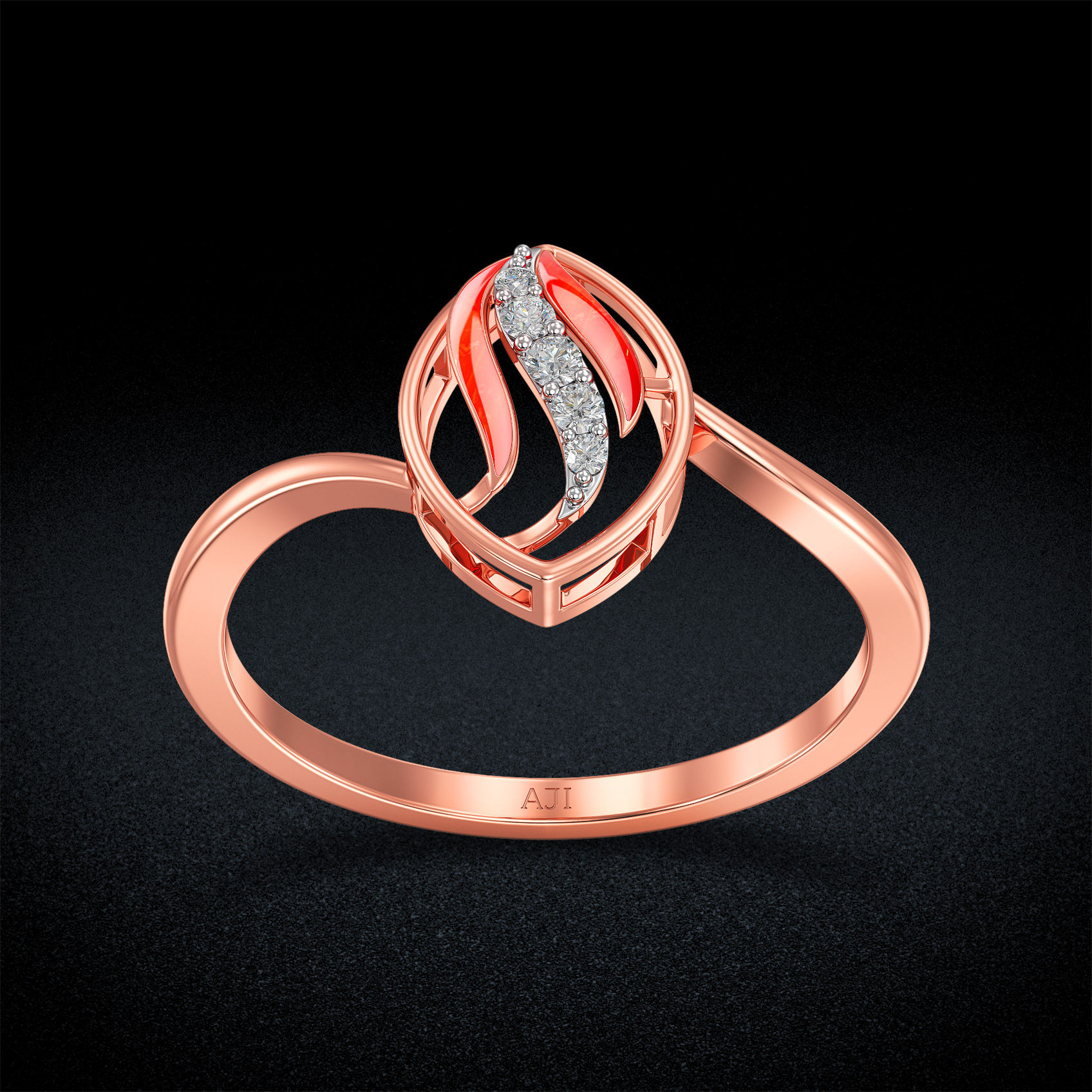 Petal Diamond Ring image