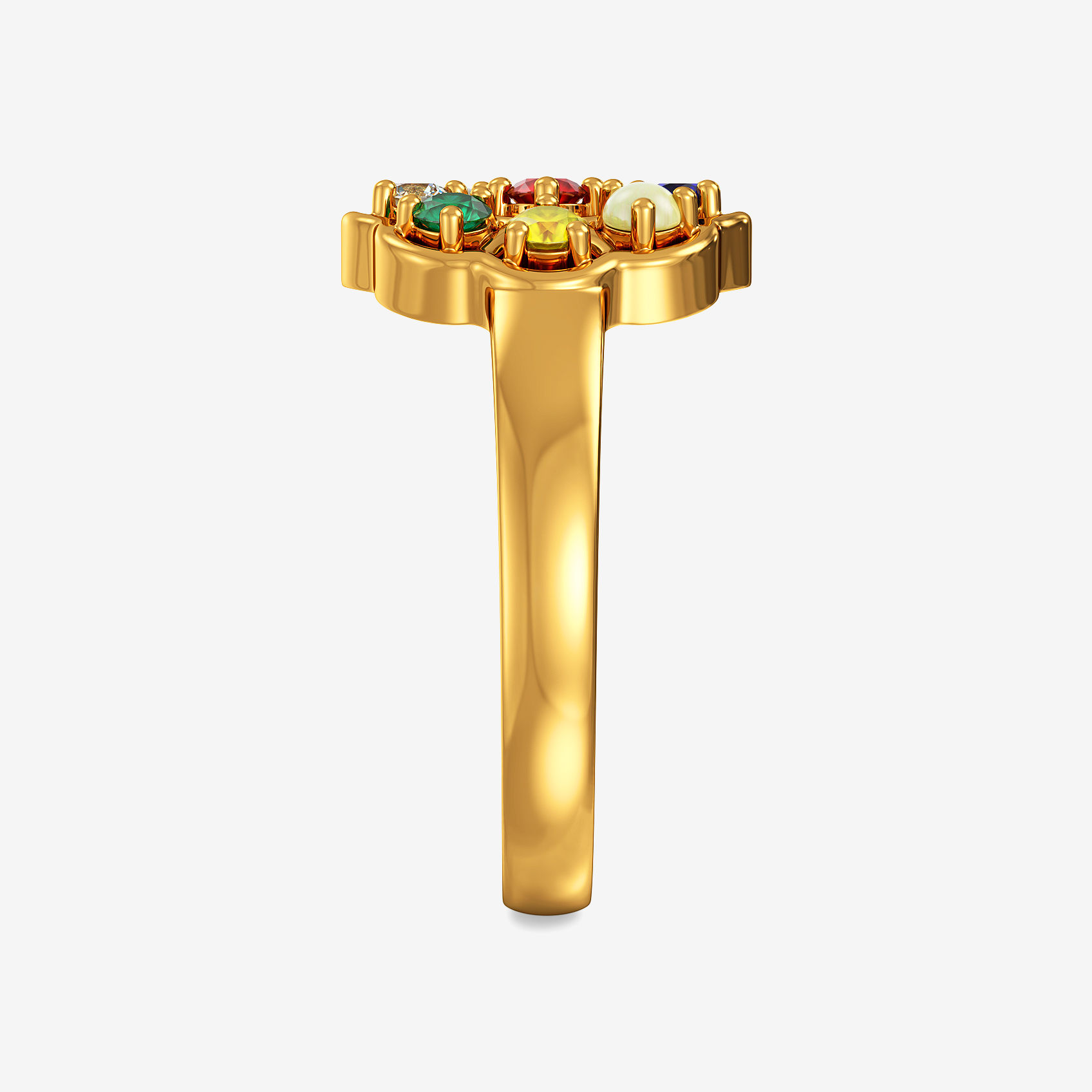 Navratna Bloom Ring alternate view 1