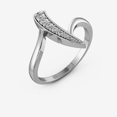 Pure Elegance Platinum Ring alternate view 1