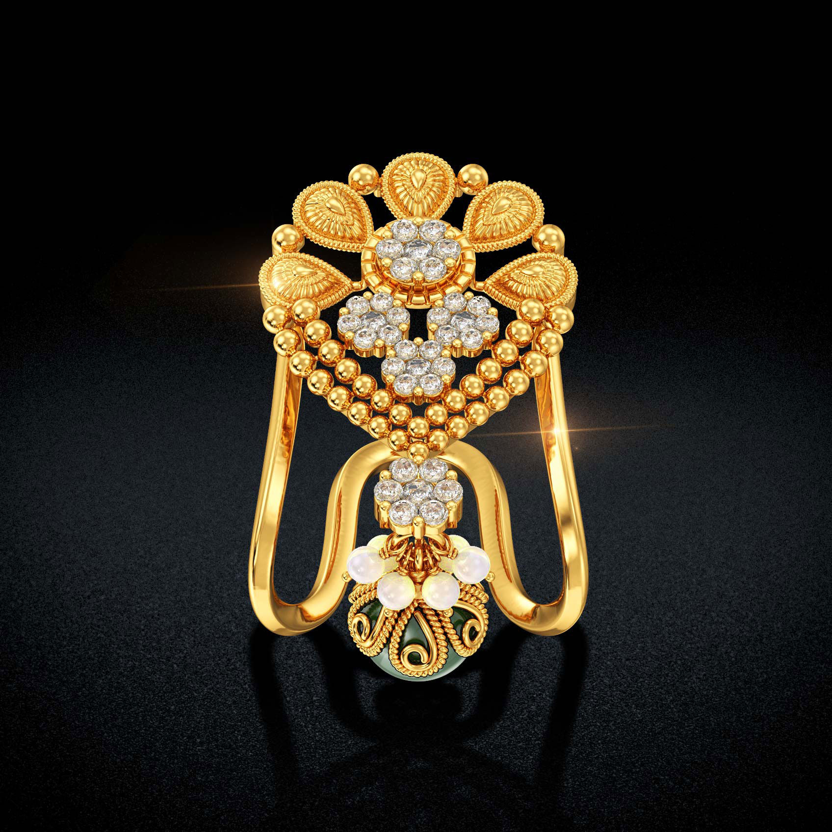 Classic Dew Uncut Diamond Ring image