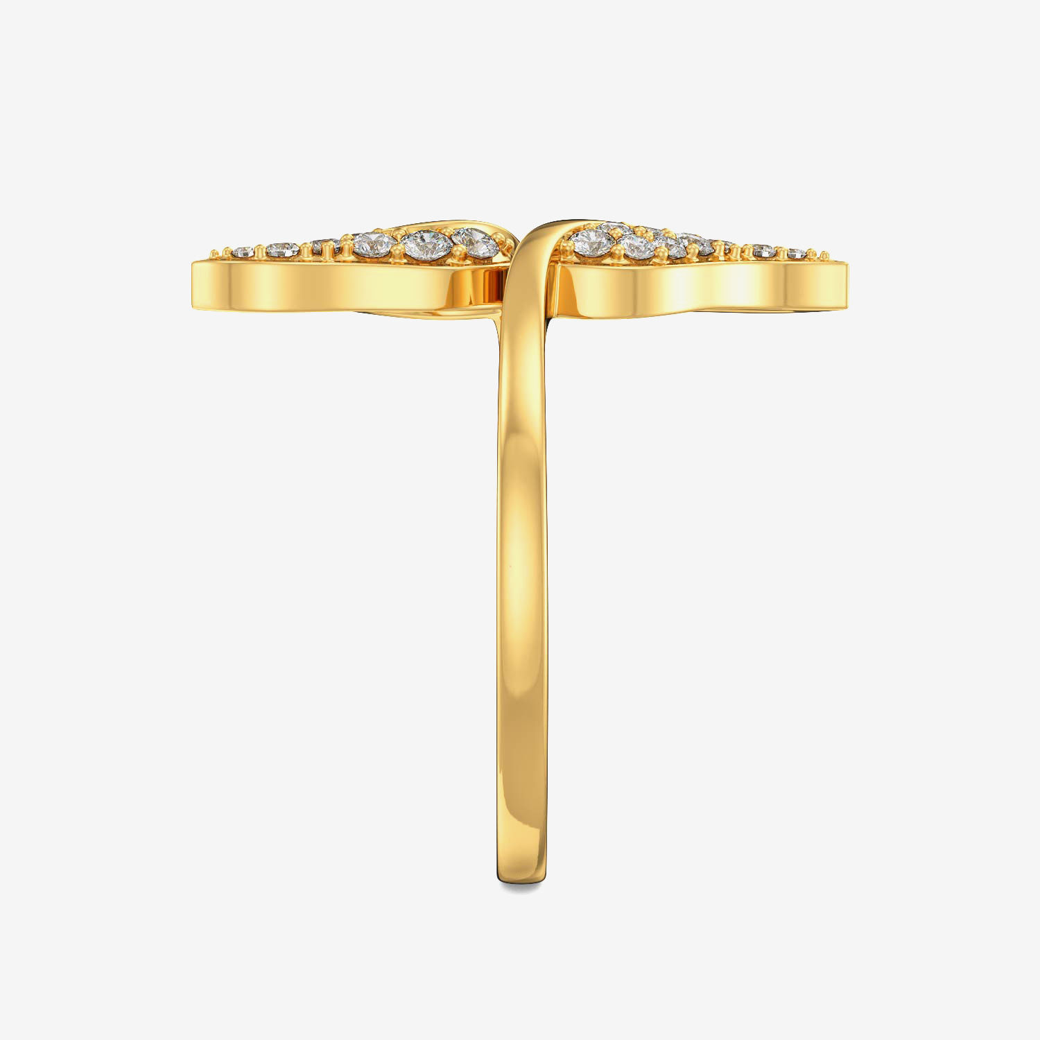 Fabulous Leaf Gold Ring alternate view 3