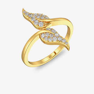 Fabulous Leaf Gold Ring alternate view 1