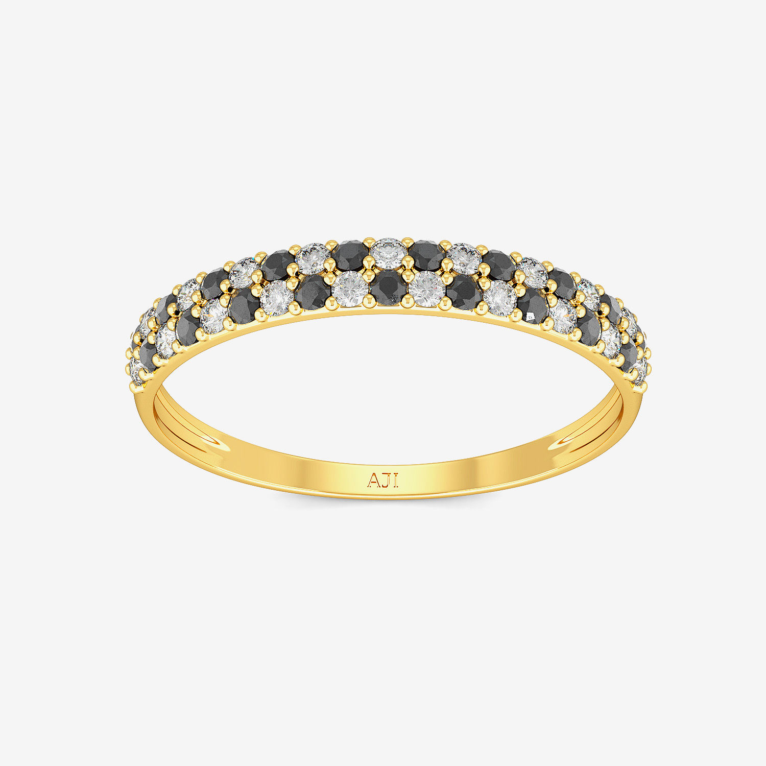Sequence Black Beauty Gold Ring alternate view 2
