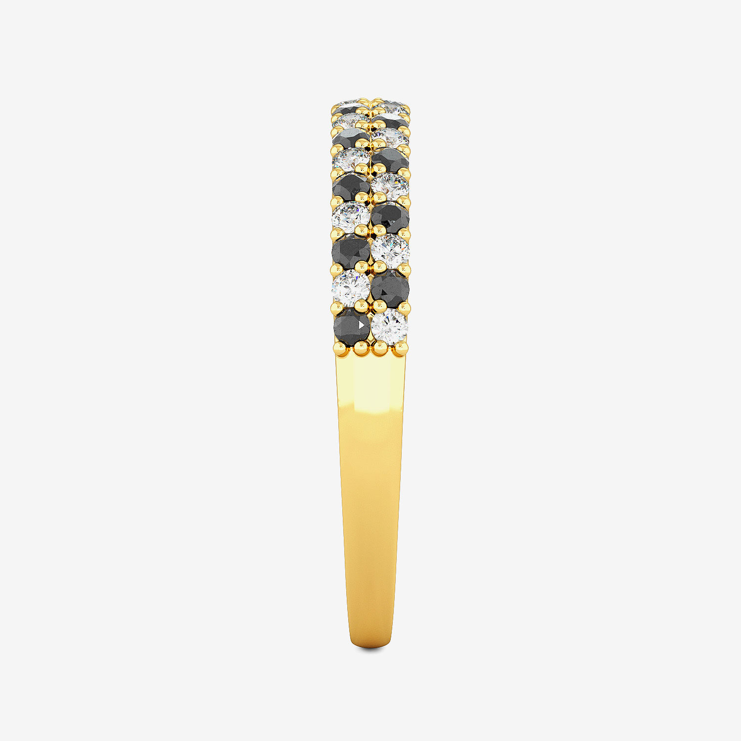 Sequence Black Beauty Gold Ring image
