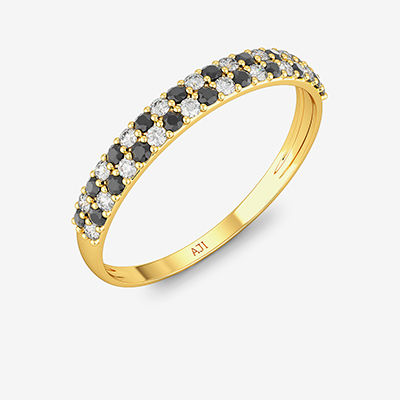 Sequence Black Beauty Gold Ring alternate view 1