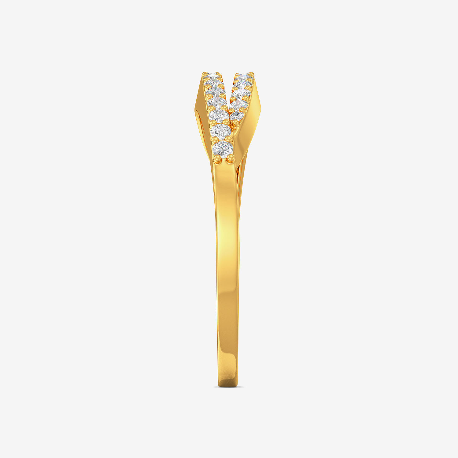 Shiny Slit Cosmos Gold Ring image