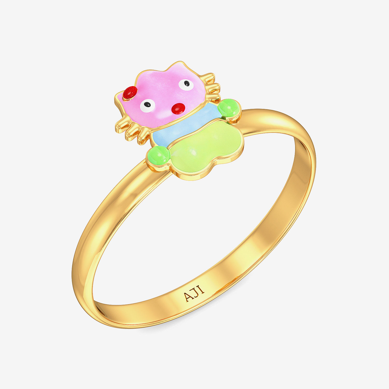 Hello Kitty Kid’s Gold Ring