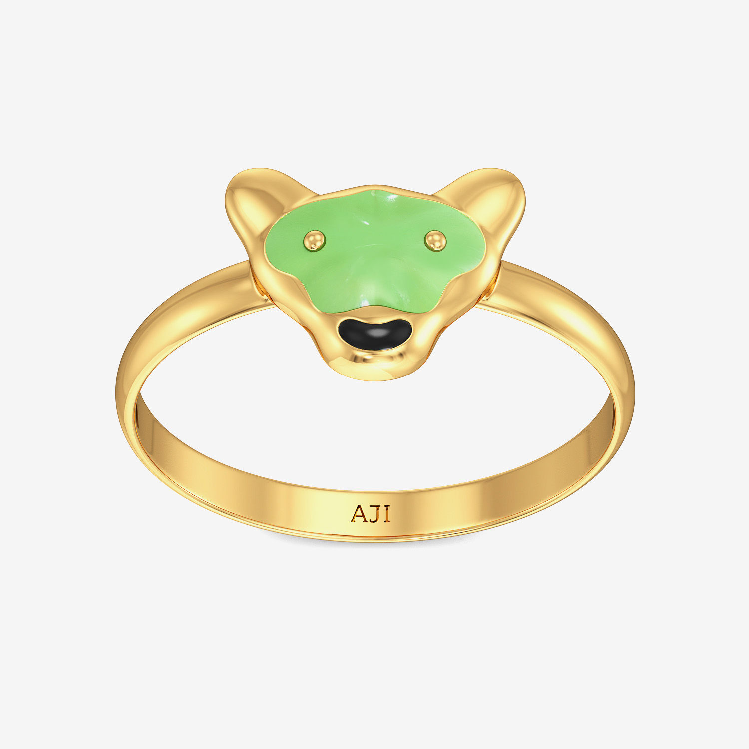 Cute Frail Designer Kid’s Gold Ring alternate view 2
