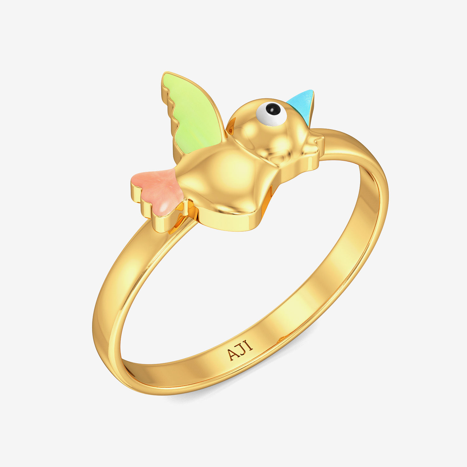Sweet Birdy Designer Kid’s Gold Ring