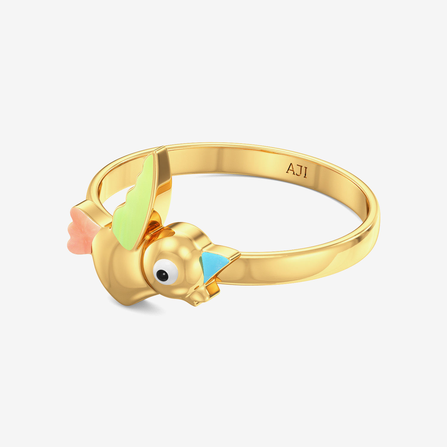 Sweet Birdy Designer Kid’s Gold Ring alternate view 3