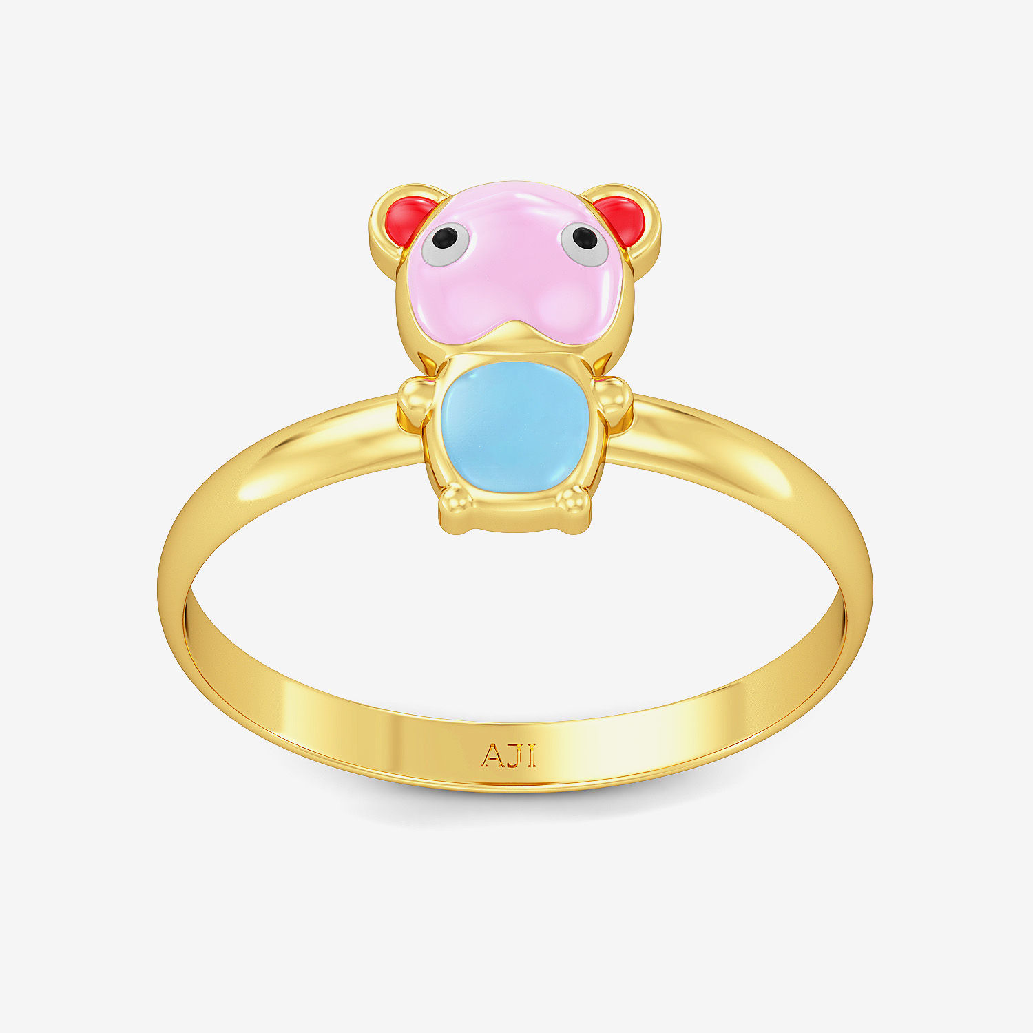 Jolly Designer Kid’s Gold Ring alternate view 2