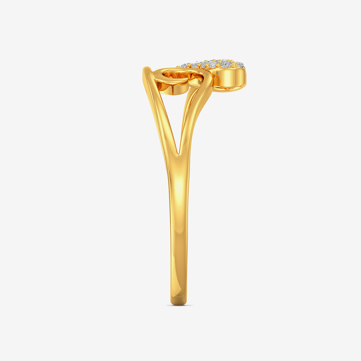 Heart Vine Gold Ring image
