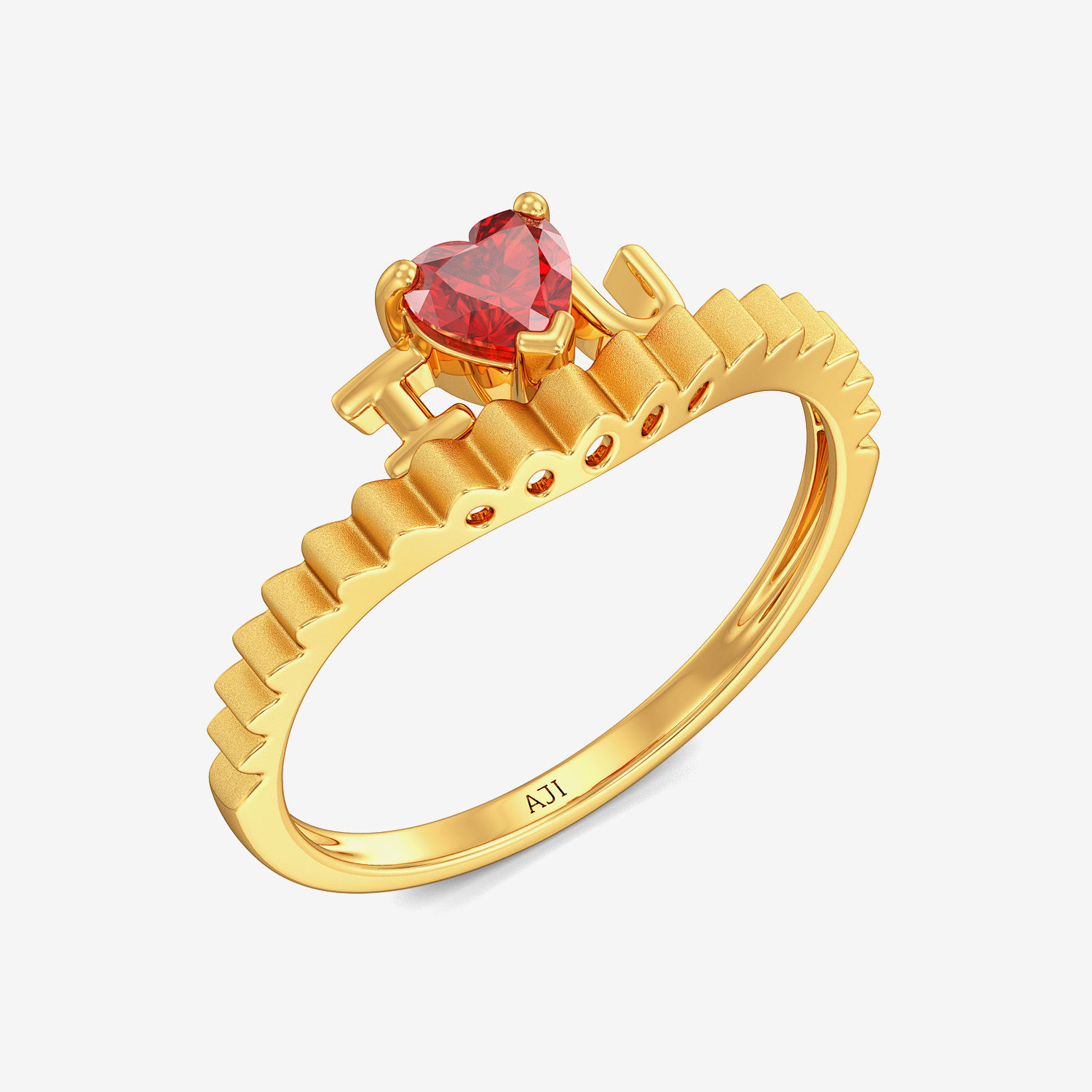 Rousing Love Gold Ring